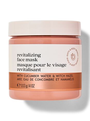 Revitalizing Face Mask With Cucumber Fruit Water + Witch Hazel Water Mặt nạ dưỡng da Revitalizing Face Mask Face Mask