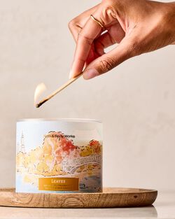 Nến 3 Bấc Leaves 3-Wick Candle image number null