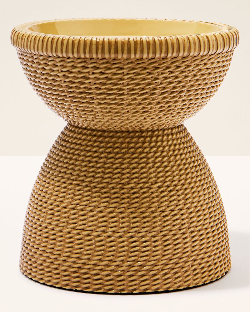 Đế Nến 3 Bấc Woven Pedestal 3-Wick Candle Holder 3-Wick Candle Holder
