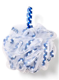 B&ocirc;ng Tắm Lưới Blue Gingham Loofah Bath Sponge