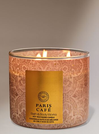 Nến 3 Bấc Paris Caf&eacute; 3-Wick Candle Nến 3 Bấc