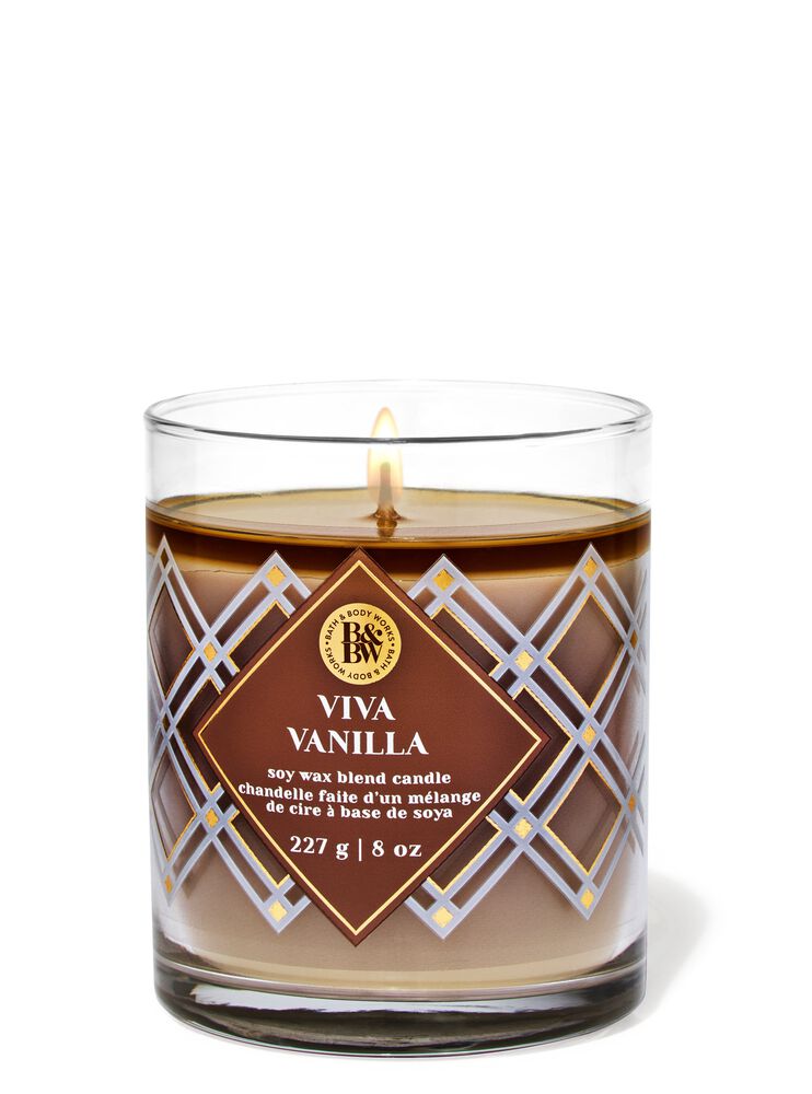 Nến 1 Bấc Viva Vanilla Single Wick Candle Nến 1 Bấc