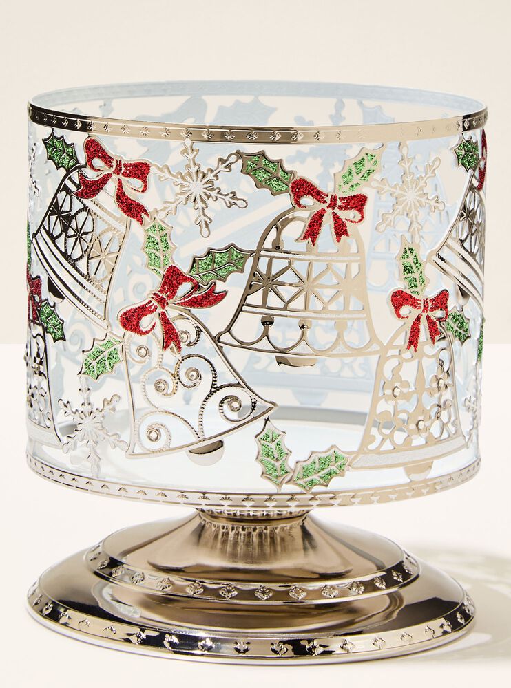 Bling Bells 3-Wick Candle Holder 3-Wick Candle Holder