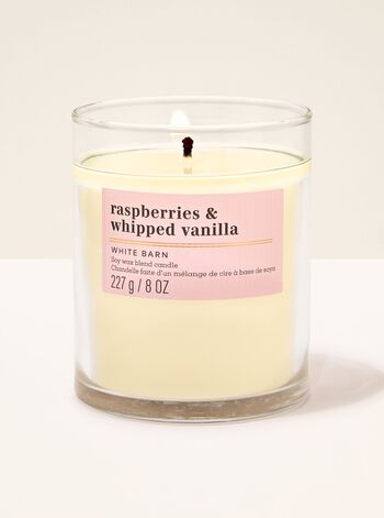 Nến 1 Bấc Raspberries & Whipped Vanilla Single Wick Candle Single Wick Candle