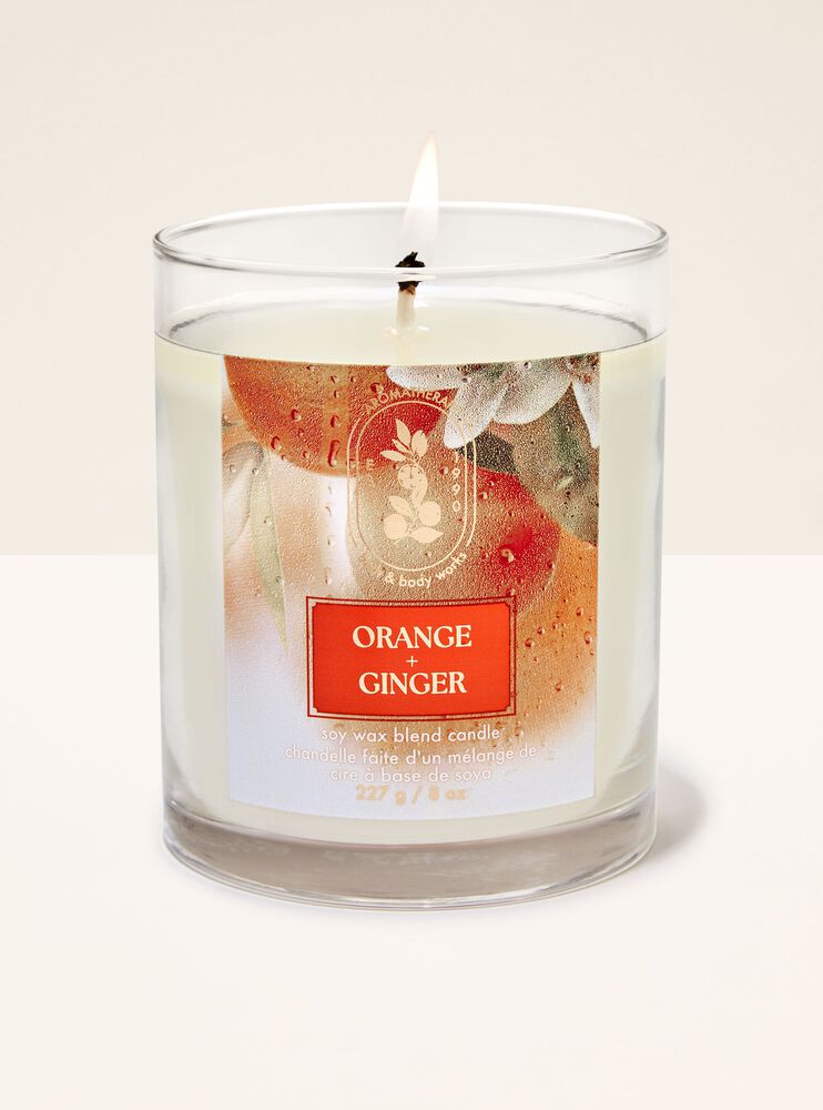 Nến 1 Bấc Orange Ginger Single Wick Candle Single Wick Candle