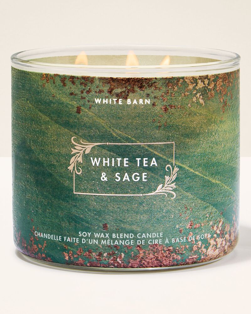 Nến 3 Bấc White Tea & Sage 3-Wick Candle 3-Wick Candle