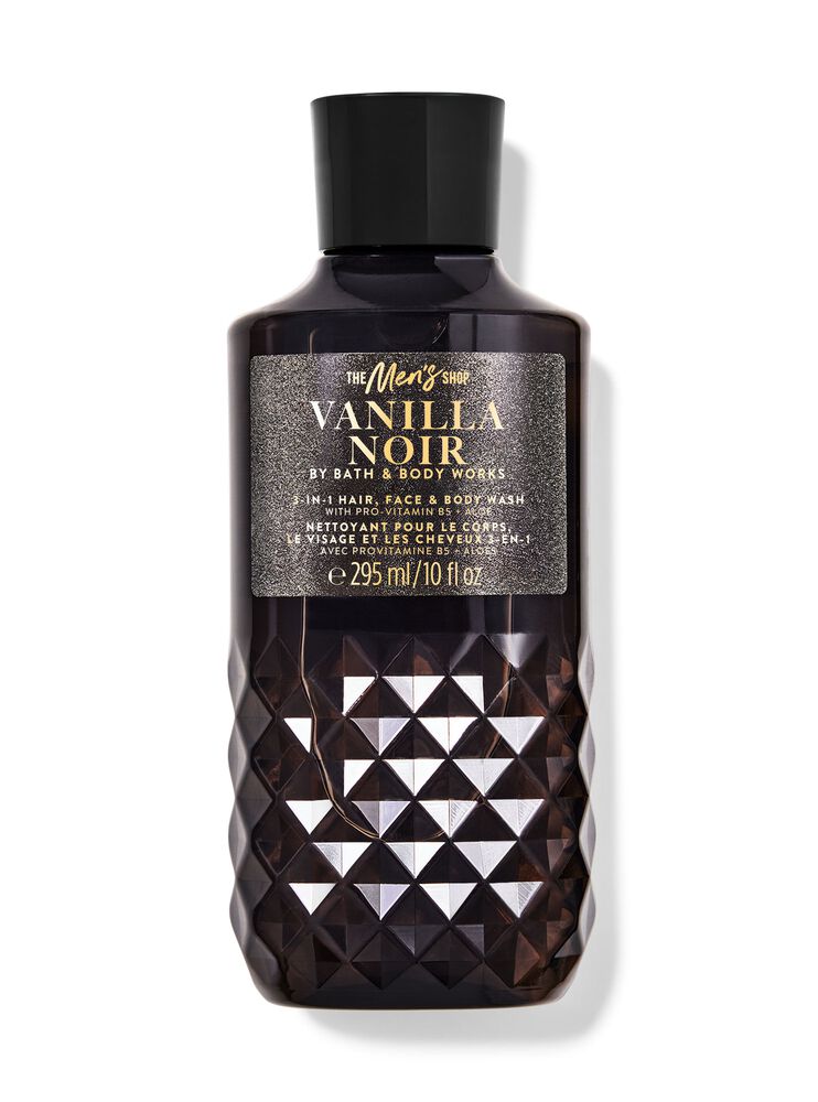 Sữa Tắm 3 trong 1 (cho t&oacute;c, mặt & cơ thể) Vanilla Noir 3-in-1 Hair, Face & Body Wash Sữa Tắm & Gel Tắm