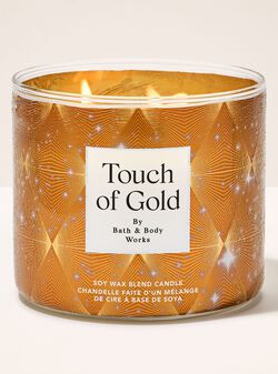 Nến 3 Bấc Touch of Gold 3-Wick Candle