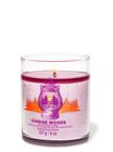 Nến 1 Bấc Sunrise Woods Single Wick Candle image number null