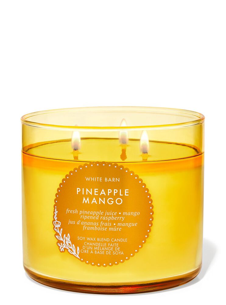 Nến 3 Bấc Pineapple Mango 3-Wick Candle Nến 3 Bấc