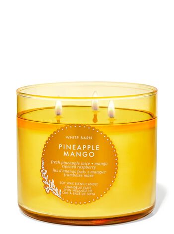 Nến 3 Bấc Pineapple Mango 3-Wick Candle Nến 3 Bấc