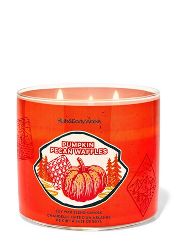 Pumpkin Pecan Waffles 3-Wick Candle Nến 3 Bấc