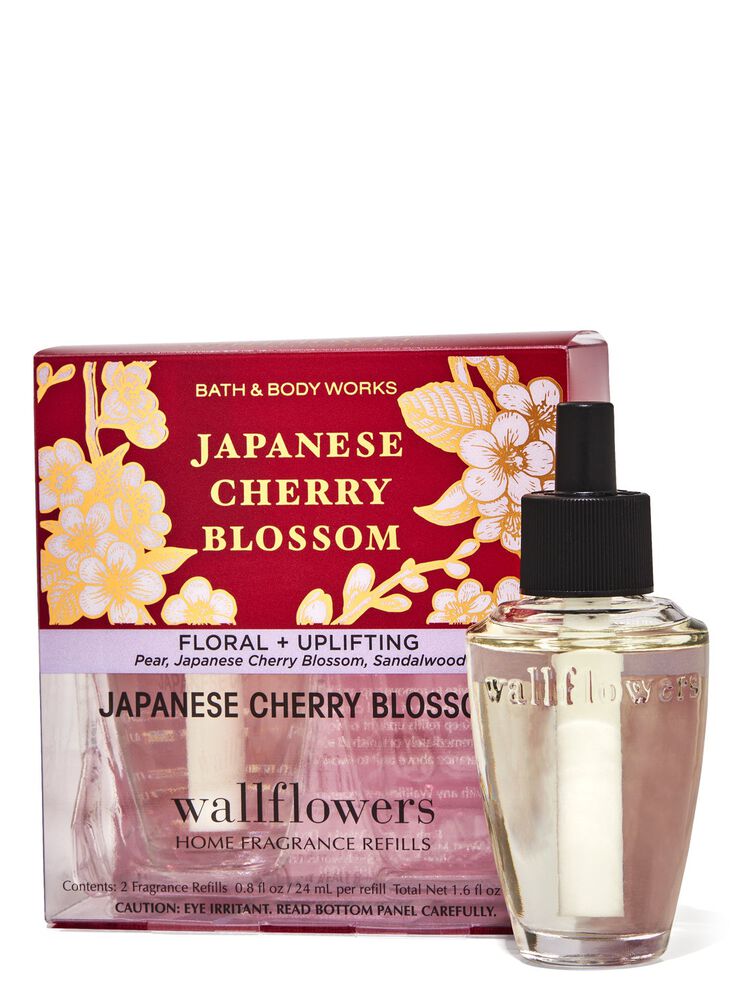 Tinh Dầu X&ocirc;ng Ph&ograve;ng (bộ 2 c&aacute;i) Japanese Cherry Blossom Wallflowers Fragrance Refills, 2-Pack Tinh Dầu X&ocirc;ng Ph&ograve;ng (2 c&aacute;i)