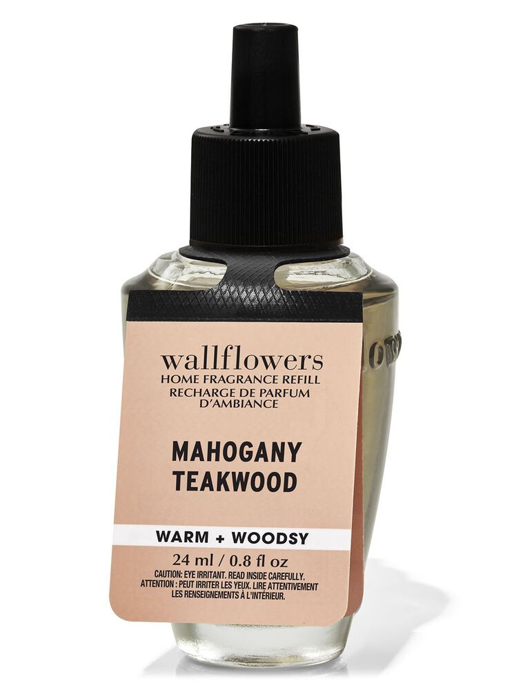 Tinh Dầu X&ocirc;ng Ph&ograve;ng Mahogany Teakwood Wallflowers Fragrance Refill Tinh Dầu X&ocirc;ng Ph&ograve;ng