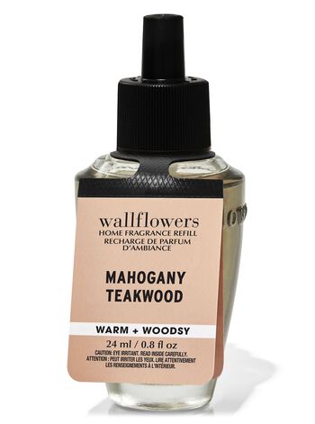 Tinh Dầu X&ocirc;ng Ph&ograve;ng Mahogany Teakwood Wallflowers Fragrance Refill Tinh Dầu X&ocirc;ng Ph&ograve;ng