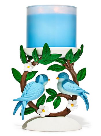 Birds on a Branch Pedestal 3-Wick Candle Holder Giá Đỡ Nến 3 Bấc