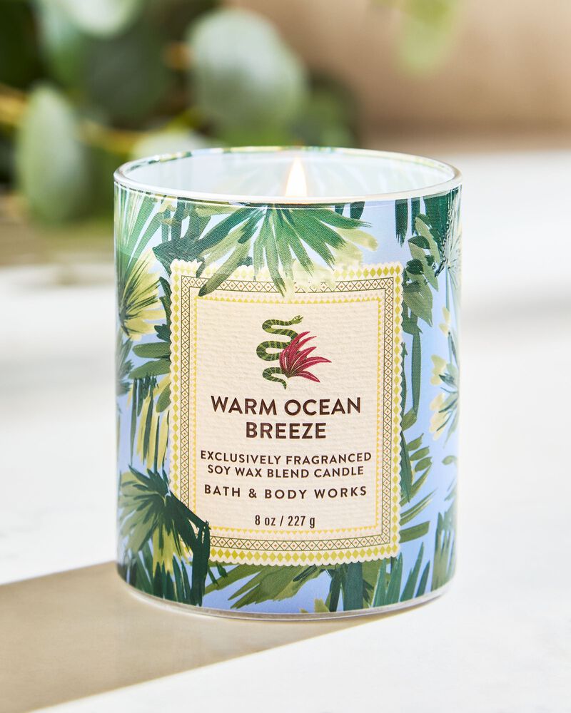 Nến 1 Bấc Warm Ocean Breeze Single Wick Candle Single Wick Candle