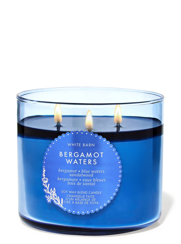 Nến 3 Bấc Bergamot Waters 3-Wick Candle Nến 3 Bấc