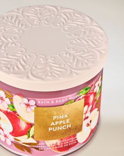 Nến 3 Bấc Pink Apple Punch 3-Wick Candle image number null