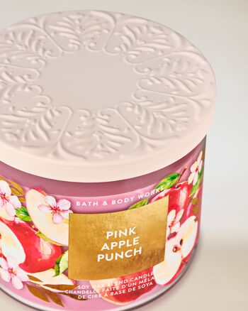 Nến 3 Bấc Pink Apple Punch 3-Wick Candle 3-Wick Candle