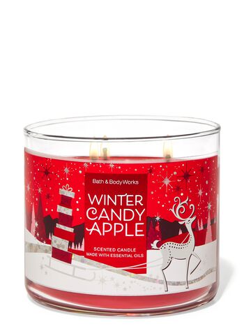 Nến 3 Bấc Winter Candy Apple 3-Wick Candle Nến 3 Bấc