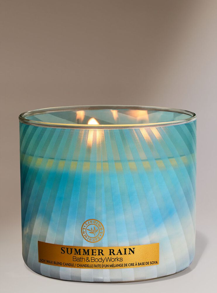 Nến 3 Bấc Summer Rain 3-Wick Candle Nến 3 Bấc