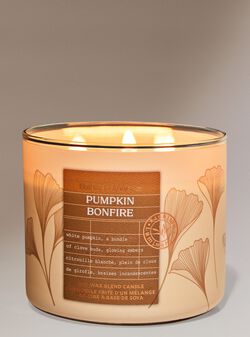 Nến 3 Bấc Pumpkin Bonfire 3-Wick Candle