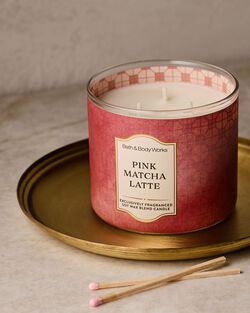 Nến 3 Bấc Pink Matcha Latte 3-Wick Candle image number null