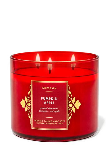 Nến 3 Bấc Pumpkin Apple 3-Wick Candle Nến 3 Bấc