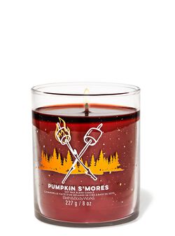 Nến 1 Bấc Pumpkin S'mores Single Wick Candle