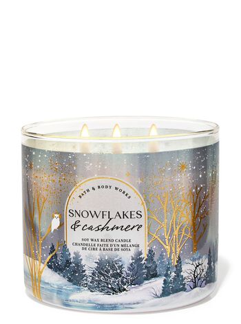 Snowflakes & Cashmere 3-Wick Candle Nến 3 Bấc