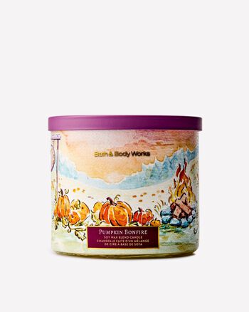 Nến 3 Bấc Pumpkin Bonfire 3-Wick Candle 3-Wick Candle