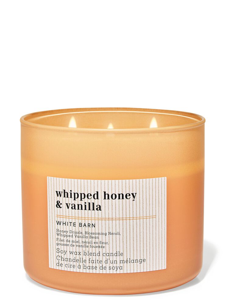 Whipped Honey & Vanilla 3-Wick Candle Nến 3 Bấc