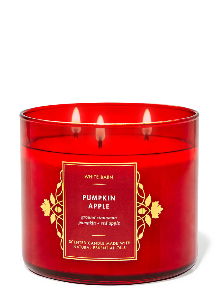 Pumpkin Apple 3-Wick Candle Nến 3 tim