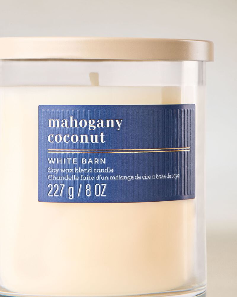 Nến 1 Bấc Mahogany Coconut Single Wick Candle Single Wick Candle
