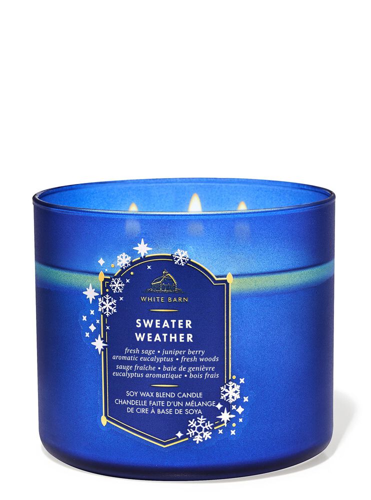 Nến 3 Bấc Sweater Weather 3-Wick Candle Nến 3 Bấc