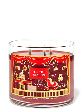 Tis the Season 3-Wick Candle Nến 3 tim Tis The Season 3-Wick Candle