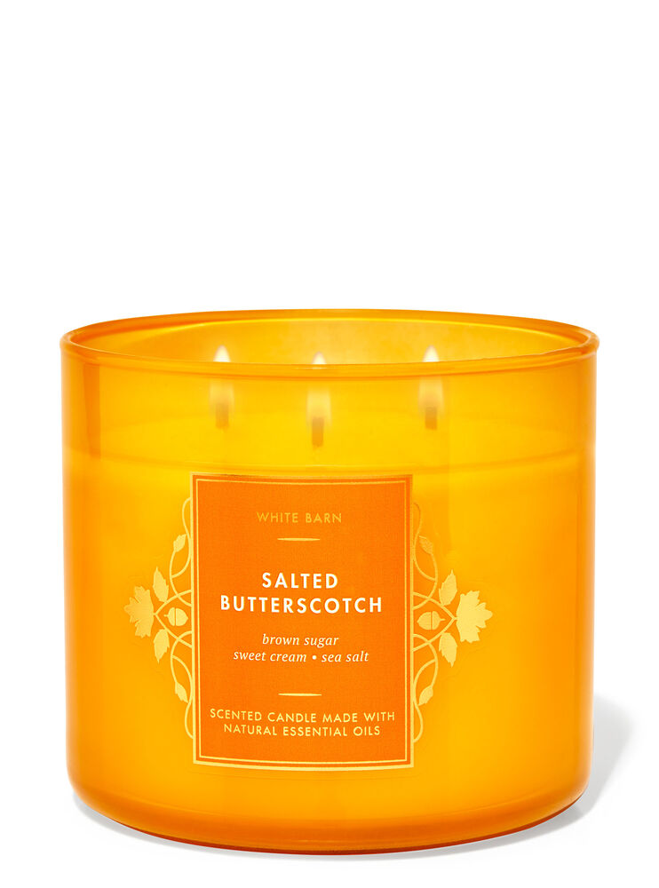 Salted Butterscotch 3-Wick Candle Nến 3 tim