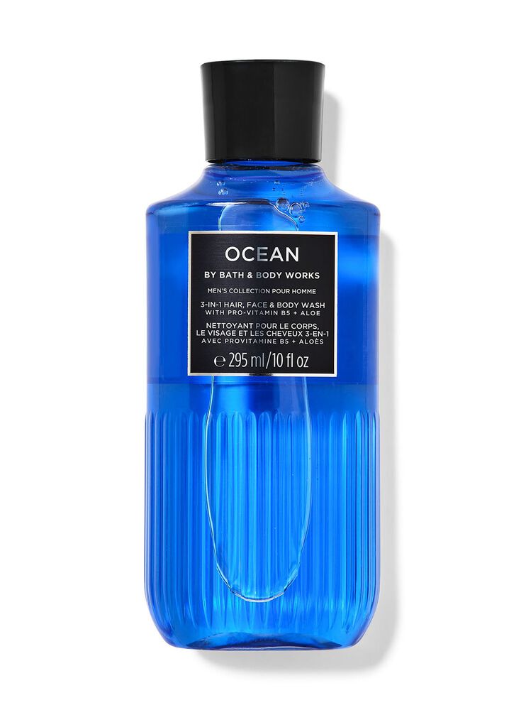 Sữa Tắm 3 trong 1 (cho tóc, mặt & cơ thể) Ocean 3-in-1 Hair, Face & Body Wash Sữa Tắm & Gel Tắm
