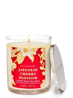 Nến 1 Bấc Japanese Cherry Blossom Single Wick Candle image number null