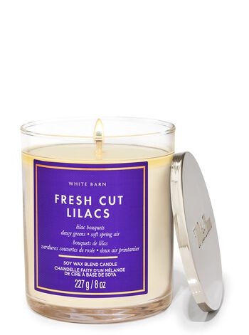 Fresh Cut Lilacs Single Wick Candle Nến 1 tim Fresh Cut Lilacs Single Wick Candle
