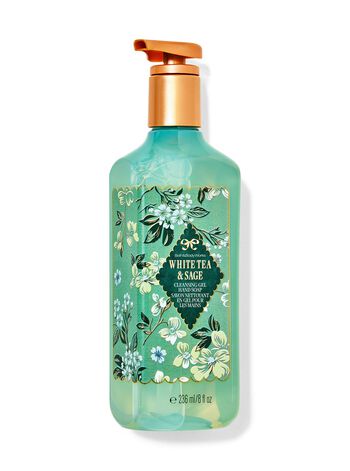 White Tea & Sage Cleansing Gel Hand Soap X&agrave; Ph&ograve;ng Rửa Tay Dạng Gel