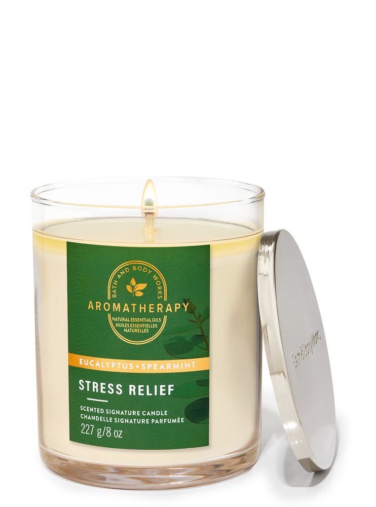 Nến 1 Bấc Eucalyptus Spearmint Single Wick Candle Nến 1 Bấc