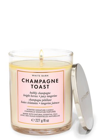 Champagne Toast Signature Single Wick Candle Nến 1 tim Champagne Toast Single Wick Candle