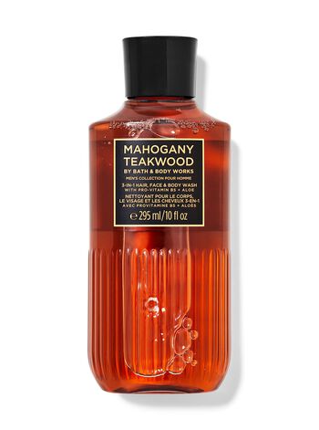 Sữa Tắm 3 trong 1 (cho tóc, mặt & cơ thể) Mahogany Teakwood 3-in-1 Hair, Face & Body Wash Sữa Tắm & Gel Tắm