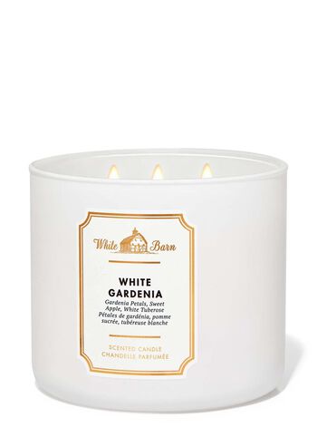 White Gardenia 3-Wick Candle Nến 3 tim White Gardenia 3-Wick Candle