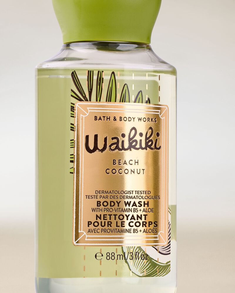 Sữa Tắm Mini Size Waikiki Beach Coconut Travel Size Body Wash Travel Size Body Wash