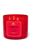 Nến 3 Bấc Strawberry Pound Cake 3-Wick Candle image number null