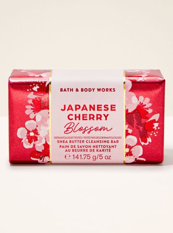 X&agrave; Ph&ograve;ng Cục Japanese Cherry Blossom Shea Butter Cleansing Bar Shea Butter Cleansing Bar