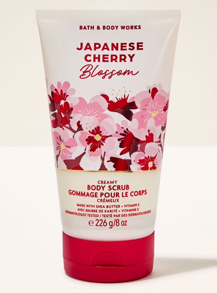 Tấy Tế B&agrave;o Chết Dạng Kem Japanese Cherry Blossom Creamy Body Scrub Creamy Body Scrub